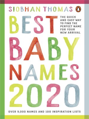 cover image of Best Baby Names 2020
